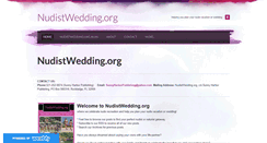 Desktop Screenshot of nudistwedding.org